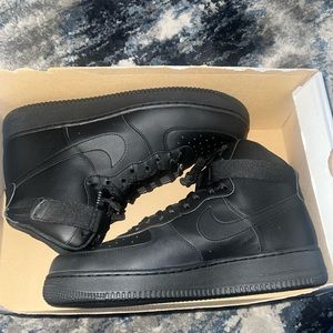 Nike Air Force 1 High Top all black. Mens size 12.5. NEW
